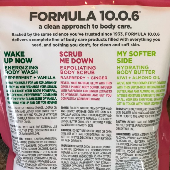 FORMULA 10.0.6 Bundle Body & Skin Care Sets Travel Size TWO Sets $48 NEW - Picture 6 of 10